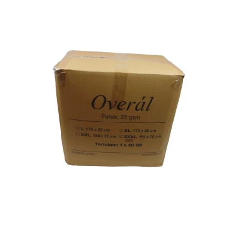OVERÁL TGO FEHÉR 50 db
