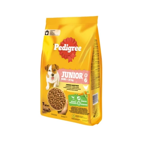 Pedigree szárazeledel baromfi-zöldség ízesítésben kis méretű kölyök kutyák részére 7 kg 7 kg