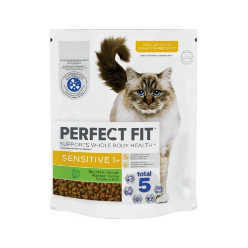 Perfect Fit Sensitive 1+ macskaeledel pulykával 750 g