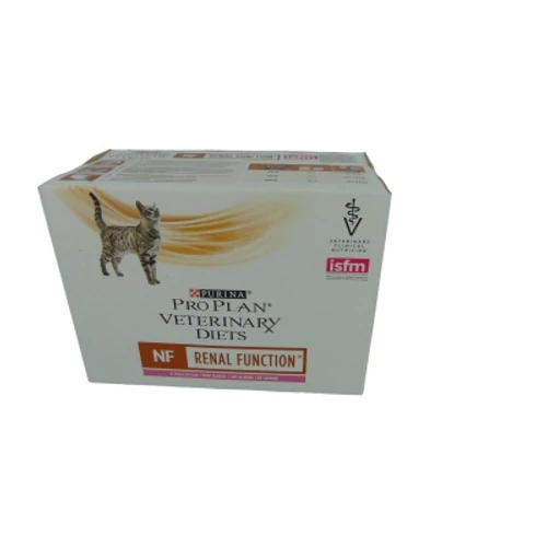 Pro Plan Veterinary Diets NF Renal Function Advanced Care Salmon nedves eledel macskák számára - lazacos 10 x 85 g