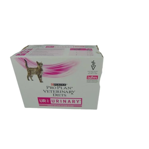 Pro Plan Veterinary Diets UR St/Ox Urinary Salmon nedves eledel macskák számára - lazacos 10 x 85 g