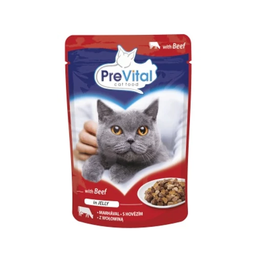 PreVital alutasakos eledel marhával zselében 24 x 100 g