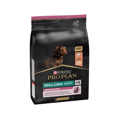 Pro Plan Puppy Small & Mini Sensitive Skin Optiderma 3 kg