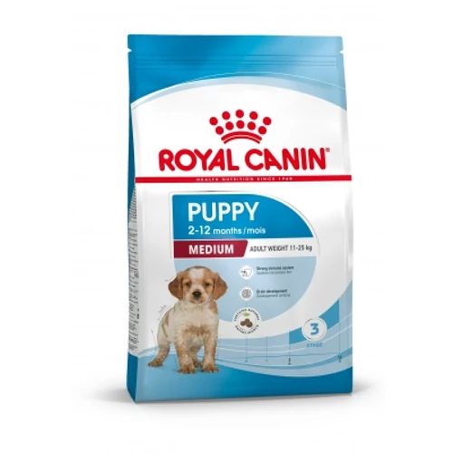 Royal Canin Medium Puppy - közepes testű kölyök kutya száraz táp 1 kg