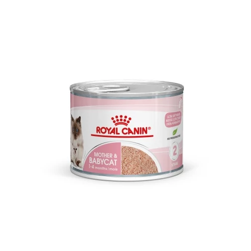 Royal Canin Mother & Babycat Mousse - kölyök macska pépes nedves táp 195 g