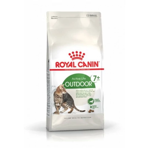 Royal Canin Outdoor 7+ - szabadba gyakran kijáró, aktív idősödő macska száraztáp 2 kg
