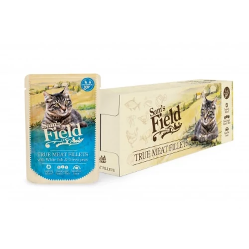 SF CAT POUCH FEHÉRHAL&BORSÓ24X85G