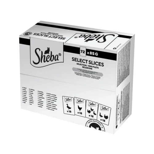 Sheba alutasak baromfi ízesítésben macskák részére 72x85 g 72 x 85 g