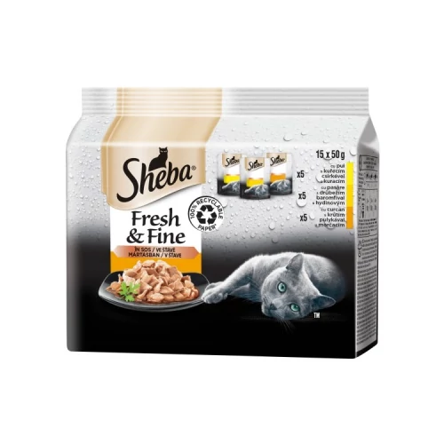 SHEBA MINI 15X50G SZÁRNYAS