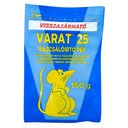 VARAT 25 RÁGCSÁLÓIRTÓ PÉP 150 G