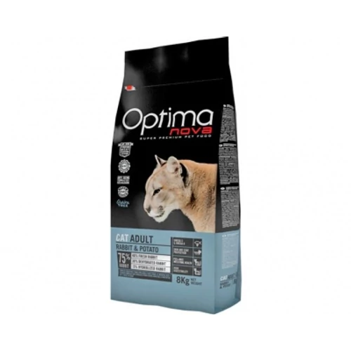 Visán Optimanova Cat Adult Rabbit & Potato 2 kg
