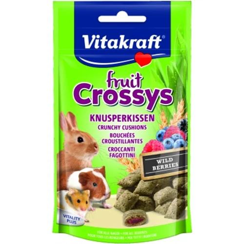 Vitakraft Crossy jutalomfalat rágcsálóknak - erdei gyümölcs 50 g