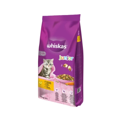 Whiskas Junior szárazeledel csirkéhússal 14 kg