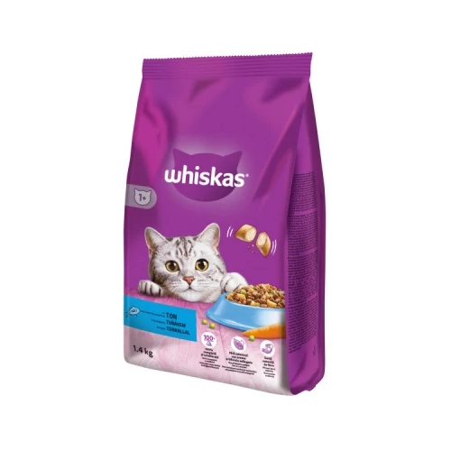 Whiskas szárazeledel tonhallal 1.4 kg