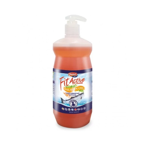 FitActive Salmon Oil lazacolaj (pumpás) kutyák és macskák számára 1000 ml