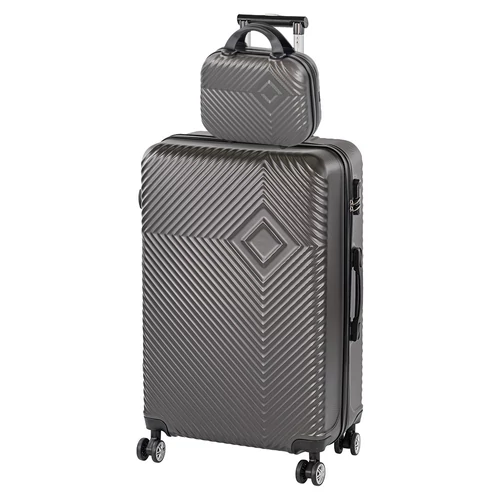 TraveLux Pro V gurulós bőrönd szett szürke