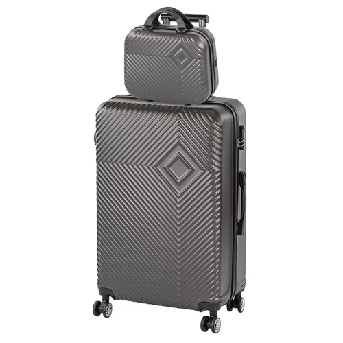 TraveLux Pro VIII gurulós bőrönd szett szürke