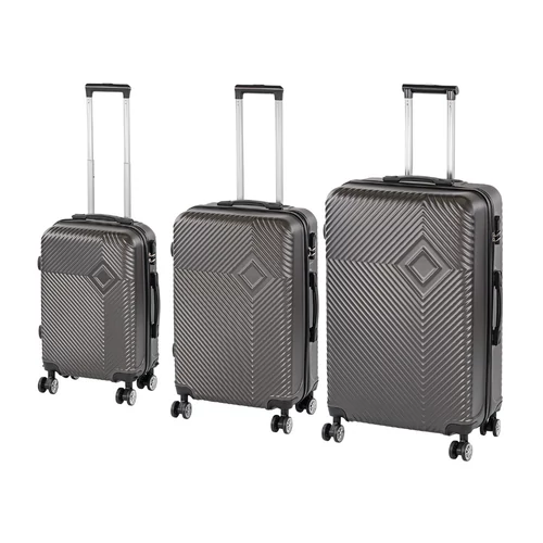 TraveLux Pro XXI gurulós bőrönd szett szürke