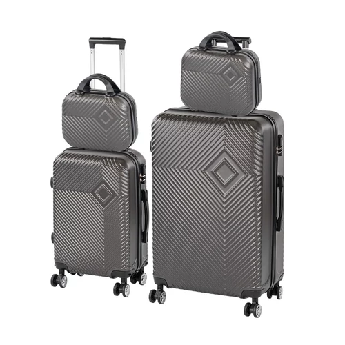 TraveLux Pro XXIII gurulós bőrönd szett szürke