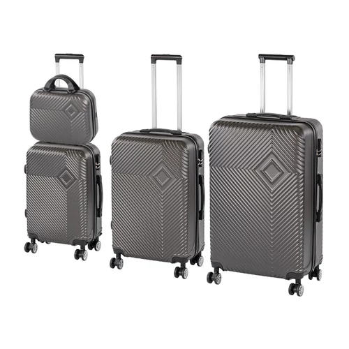 TraveLux Pro XXV gurulós bőrönd szett szürke