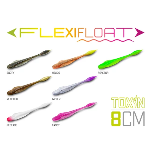 Műcsali Delphin TOXIN UVs / 8 db - 8cm / CANDY