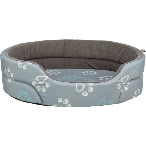 Trixie Jimmy Bed - cotton look, ovális formájú fekhely(szürke) kutyák részére (85x75cm)