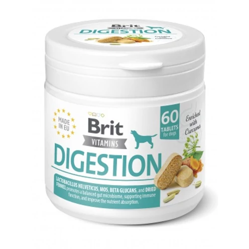Brit Vitamins Digestion kutyák számára 60 tabletta