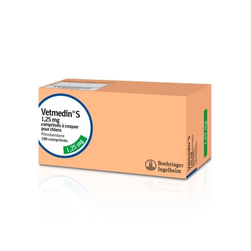 VETMEDIN S 1,25 MG RTABL. KUTYA 100X