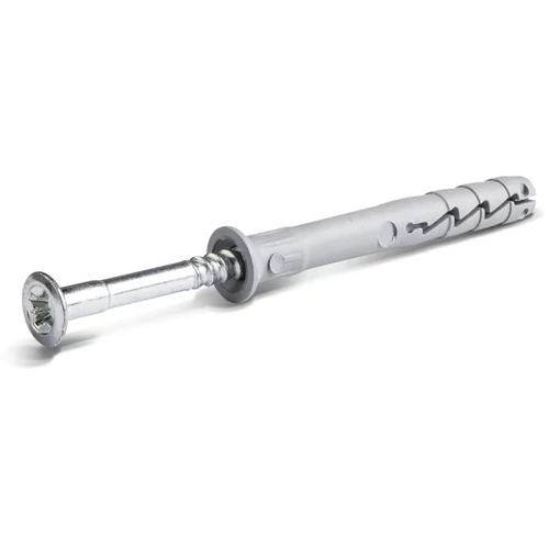 KOELNER 6x60mm 100db PZ2 beütődübel csavarral, tölcsérperemmel FX-06L060