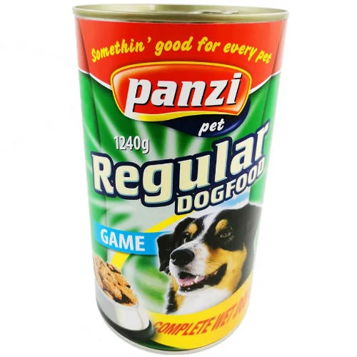 Panzi Regular Adult (vad) konzerv - Felnőtt kutyák részére (415g)