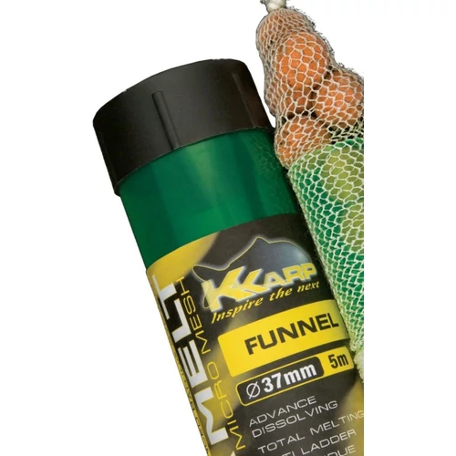 K-Karp Xtr-Melt Pva Funnel 37mm 5m, Pva háló+tölcsér