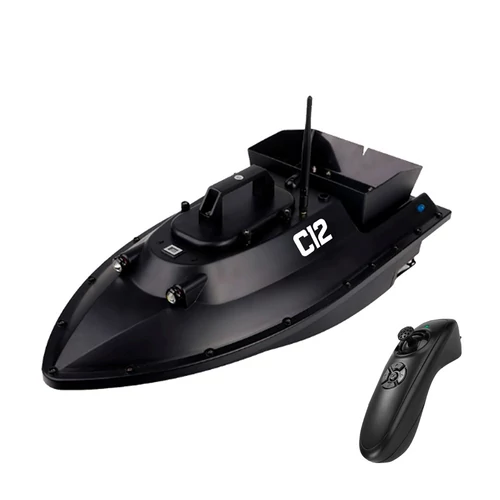 Etetőhajó C12 hátrakidobós fekete