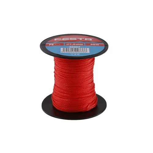 FESTA 50m x 1,0mm kőműves zsinór piros