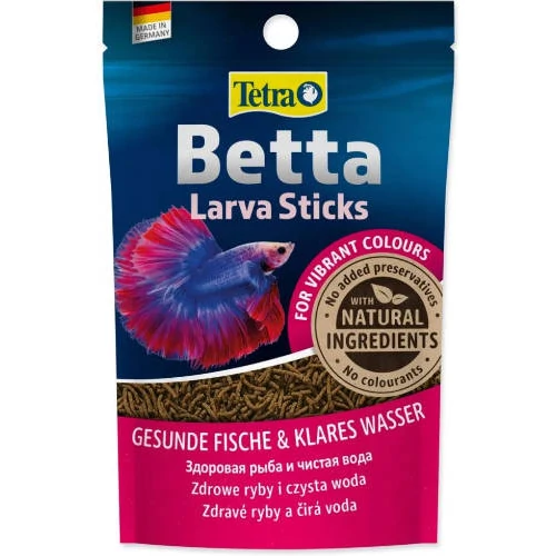 Tetra Betta Larva Sticks - táplálék Betta díszhalak részére (5g)