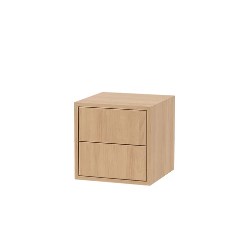 Boxie 2 fiókos fali szekrény 40x40x37 cm sonoma tölgy