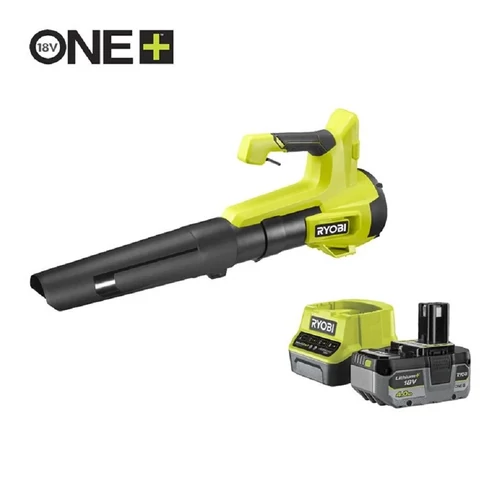RYOBI 18V lombfújó (160 km/h, 9.9 m³/perc, 1×4.0Ah akku + töltő) RY18BLB-140