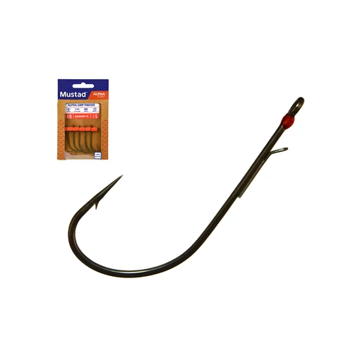 MUSTAD ALPHA-GRIP FINESSE, 1/0 5DB/CSOMAG