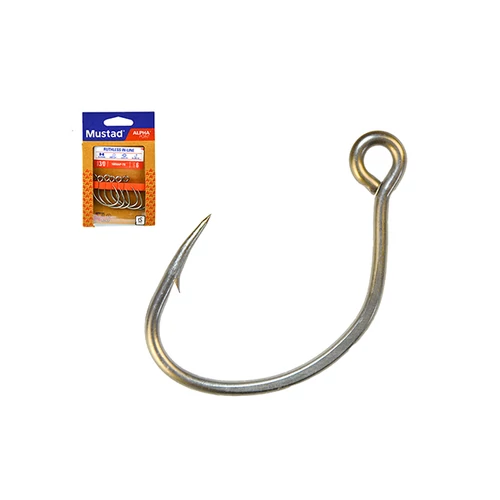 MUSTAD RUTHLESS IN-LINE SINGLE, 5/0 5DB/CSOMAG