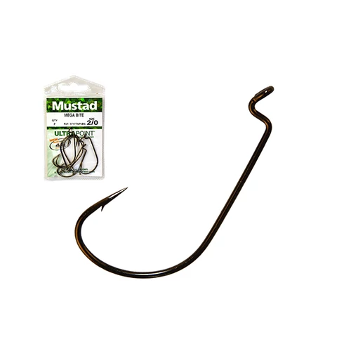 MUSTAD MEGA BITE WORM HOOK 3/0 7DB/CSOMAG