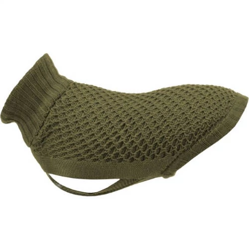 Trixie Norwood Pullover - pulóver (olívazöld) kutyák részére (XXS) 18cm