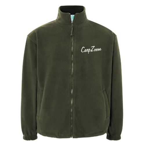 Carp Zoom CZ Zippzáros polár felső, M, sötétzöld