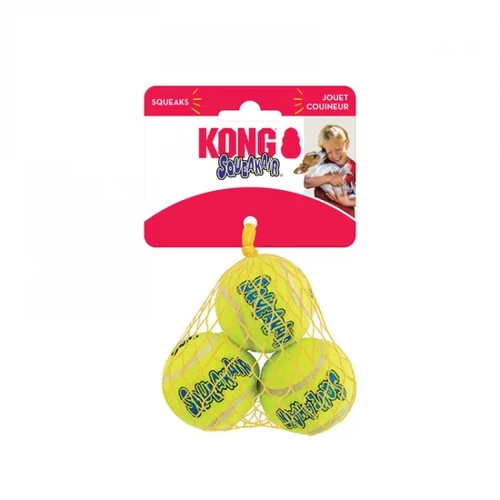 KONG SqueakAir Balls Teniszladba Kutyajáték 3 db S