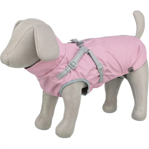 Trixie Esőkabát Ponti hámmal XXS 24cm, pink