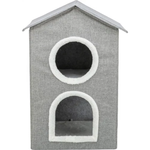 Trixie Luna Cave - szövet bújó (világosszürke) macskák részére (47x67x47cm)