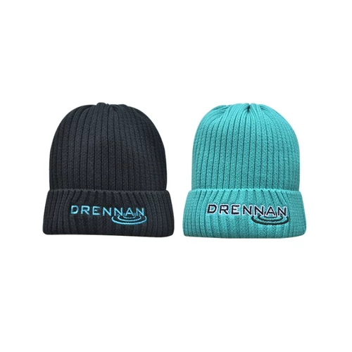 Drennan Knitted Beanie téli sapka Fekete