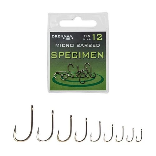 Drennan Specimen horog Microszakállas 12-es