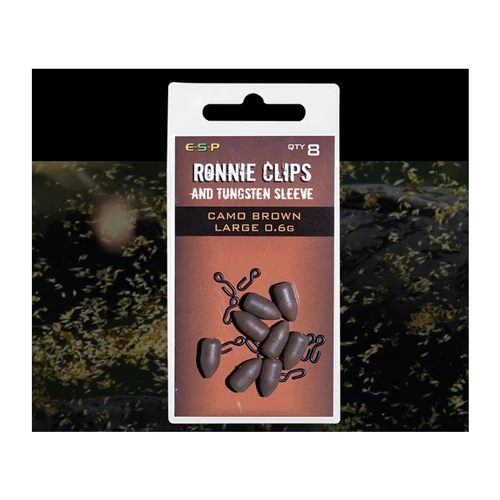 ESP Ronnie Clips and Tungsten Sleeve kapocs álcabarna Nagy