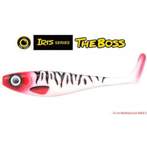 IRIS THE BOSS SOFTLURE REDHEAD 12CM   