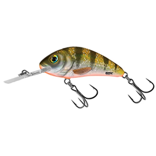 SALMO RATTLIN HORNET - FLOATING 3,5 Yellow Holographic Perch