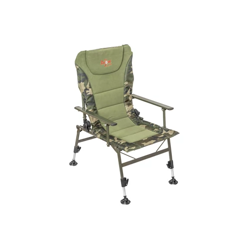 Carp Zoom CZ N2 Komfort karfás szék, 50x50x35/88 cm, Camou/Fleece